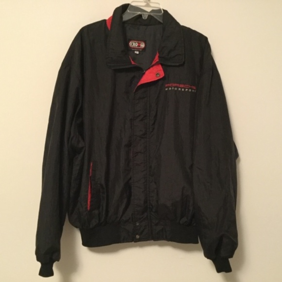 Vintage Crown of California Other - Vintage Porsche Motorsport Crown Nylon Zip Jacket